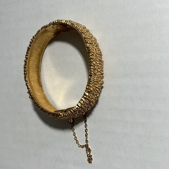 NAPIER || Round Studded Textured Bangle Bracelet. - Picture 7 of 9